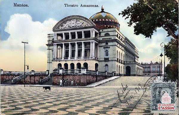 Teatro Amazonas em 1909