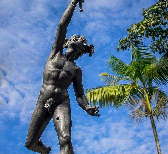 Estátua de Hermes em Manaus. Foto : Francisco Jota