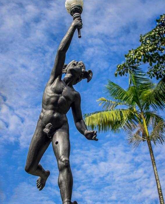 Estátua de Hermes em Manaus. Foto : Francisco Jota