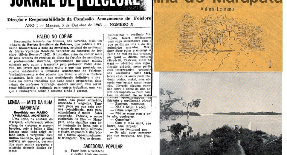 Destaque sobre a Ilha Marapatá no Jornal Folclore
