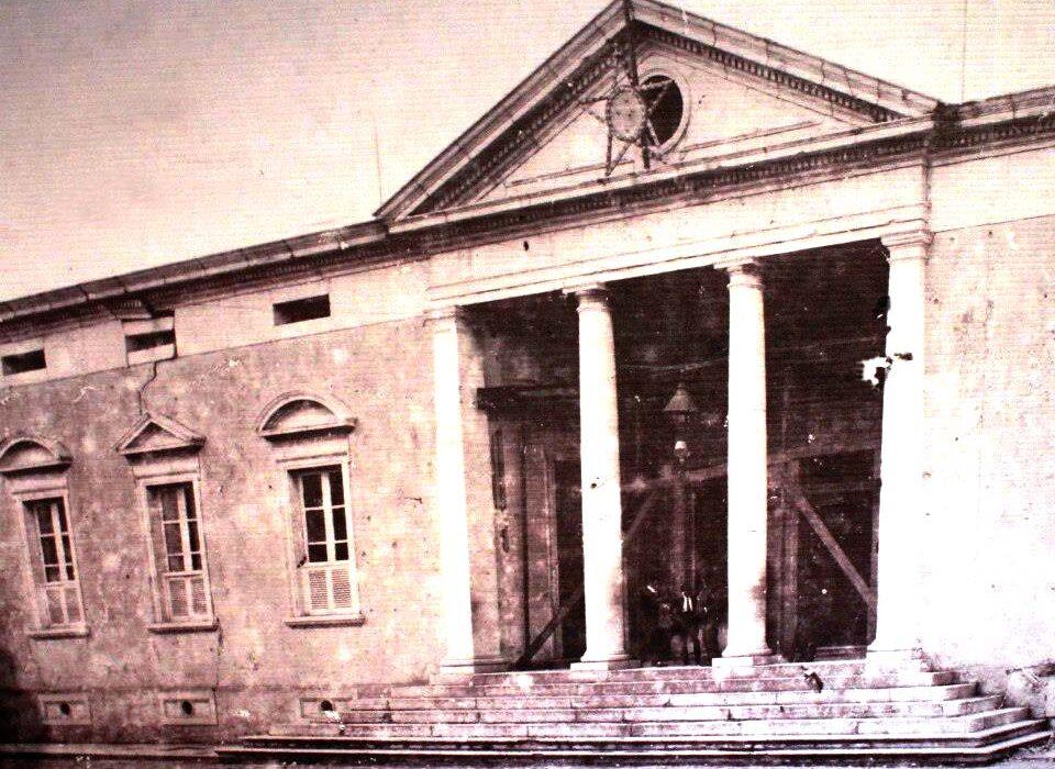 Palácio do Governo do Estado em 1910 bombardeado / Foto : Divulgação