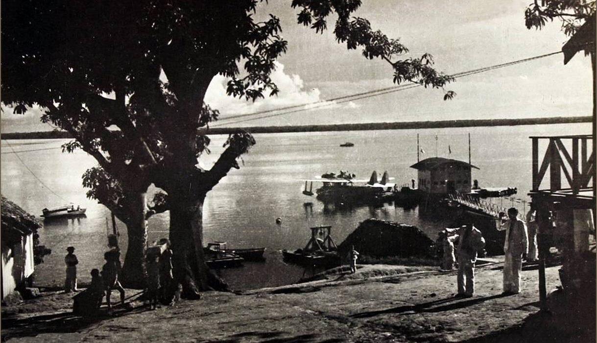 Hidroporto da Panair do Brasil em Manaus em 1942: Um Marco da Aviação Comercial no Amazonas