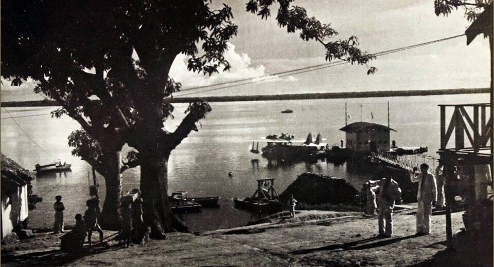Hidroporto da Panair do Brasil em Manaus em 1942: Um Marco da Aviação Comercial no Amazonas