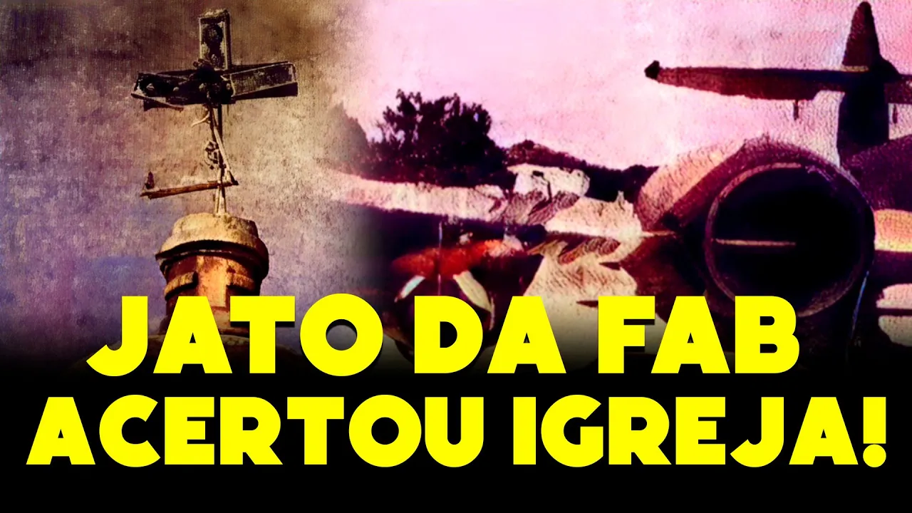 O dia em que um Jato da FAB acertou a Igreja dos Remédios em um voo insano no Centro de Manaus!